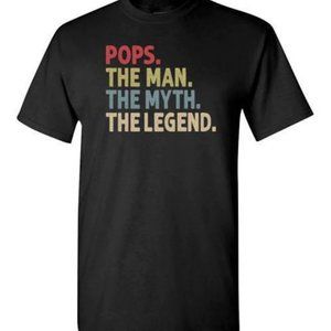 Pops The Man The Myth the Legend Tshirt for Men